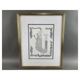 Framed, Numbered & Signed Print