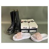 Womenï¿½s Fila Sandals & Dr Marten Boots
