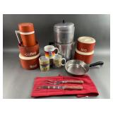 Vtg. Sterilite MCM Kitchen Canisters & More