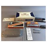 Vtg Rolls Razor, Music Master Harmonica & More