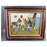 Hargrove Comic Look Circus Clown Print