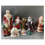 Hand painted Ceramic Santaï¿½s & More
