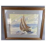 Thailine Harris Signed Water Color