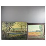 Signed Jurmo Landscape & Forest Paintings