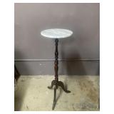 The Hong Kong Connection Marble Top Plant Stand