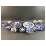 Vintage Blue/White China From England & Japan