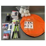Pop-Up Tent, Pruning Shears, Pump & More
