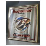 Budweiser Salutes the U.S. Air Force Mirror Sign