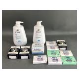 Dove, Dr Woods, Kirkï¿½s & More Bar & Pump Soaps