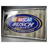 Busch NASCAR Mirror Sign