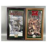 Vtg Miller High Life Beer Mirrored Sign