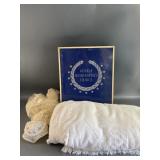 George Washingtonï¿½s Choice Bedspread & Vtg Veil