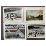 Lot of Posters Signed Blue Hill Hay, Maine & More