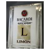 Bacardi Silver Limon Mirror Sign