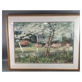 Signed/Framed Print "Springtime View"