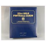 Danbury Mint 22kt Gold Football Cards