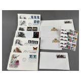 40 Forever US Stamps & 1st Day of Issue Envelopes