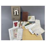 Lot of Ephemera, Vtg. Photos, 1896 Deed & More
