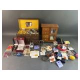 Vintage Jewelry Boxes & Costume Jewelry