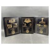 Super Bowl 2008, 09, & 13 Official Program Books