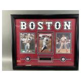 Signed/Framed Boston Ted Williams