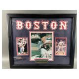 Signed/Framed Boston Ted Williams