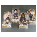 4 Boxed Harry Potter Dolls