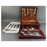Gold Tone Ornate Flatware & Westbond Silverware