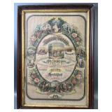 1880s German Lithograph