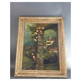 Signed Cecilia Forster 64 Village Painting