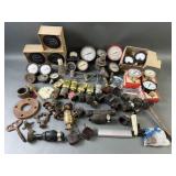 Vintage Plugs, Gauges, Lightbulb Fixtures & More