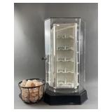 Zippo Spinning Display Case & Rock Light