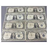 8 1957 U.S. Silver Certificate