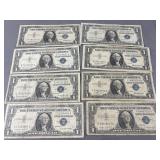 8 1957 U.S. Silver Certificate