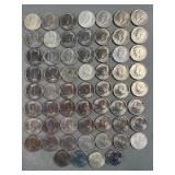 60 Kennedy Half Dollars