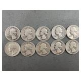 10 Silver Quarters