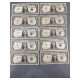10 Silver Certificates 1957