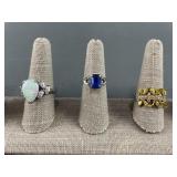 Marked Sterling Silver Rings