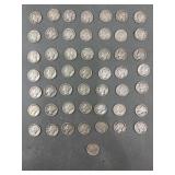 50 Mercury Dimes