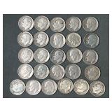 26 Roosevelt Silver Dimes
