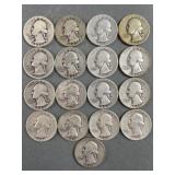 17 Silver Quarters