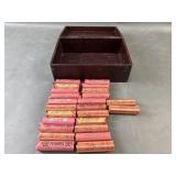 24 Rolls Unsorted Collected Wheat Ear Pennies