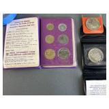 2 1/2 Oz Silver Hanukkah Coins & Israel Mint Set