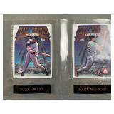 Tony Gwynn & Mark McGwire Porcelain Baseball Cards