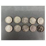 10 Roosevelt Silver Dimes