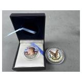 Silver Commerative Dollar + Half Dollar