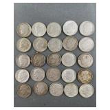 25 Roosevelt Silver Quarters