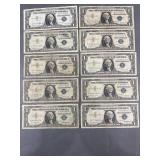 10 Silver Certificates 1957