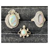 Marked Sterling Silver Rings