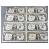 8 1957 U.S. Silver Certificate